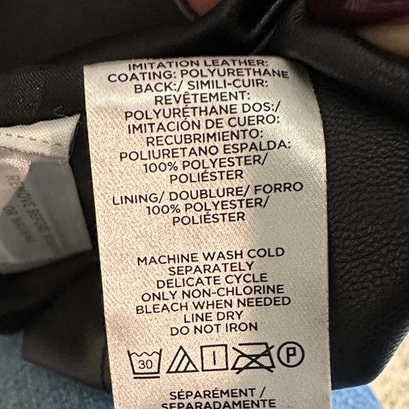 LOFT Black Mini Skirt with Front Pockets - Picture 4 of 4